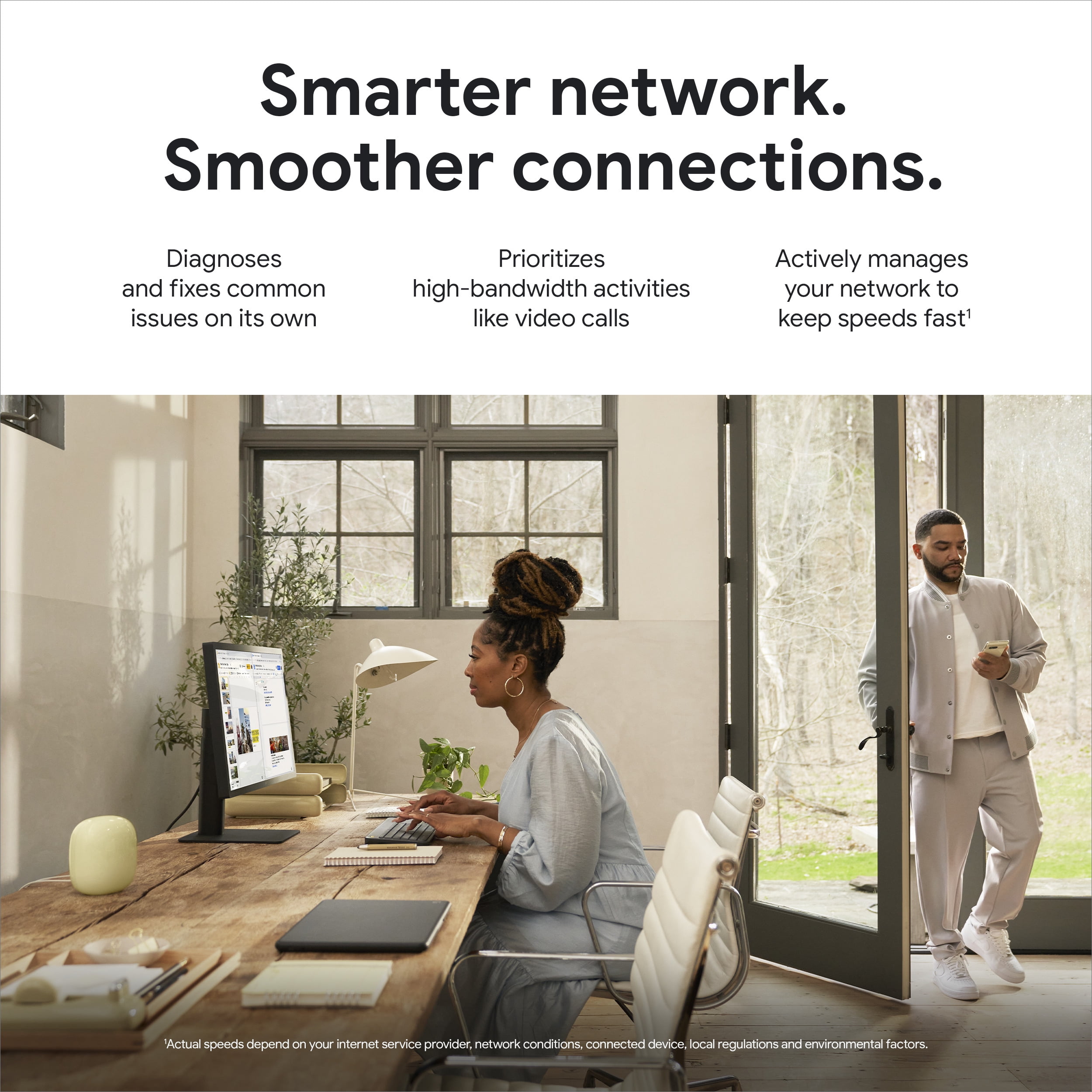 Nest Wifi Pro - Wi-Fi 6E - Reliable Home WiFi System with Fast Speed  and Whole Home Coverage - Mesh Wi-Fi Router - Multicolor 3-pack