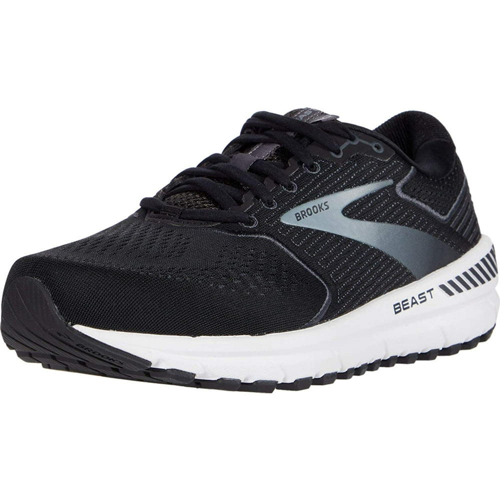 Brooks Brooks Men's Beast '20 Running Shoe, Black/Ebony/Grey, 10.5 D