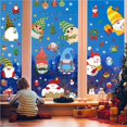 thumbnail image 3 of Bearachild 9 unidades/juego de pegatinas estáticas navideñas para festivales, vacaciones, bodas, oficina, Bar, espejo de baño, decoración, Kits de decoración para fiestas, 3 of 6