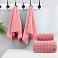 thumbnail image 4 of karymi 2 Pcs Bath Towels Set for Bathroom Cotton Thick Soft Absorbent Towel Set of 2 Household Wash Face Gift Towel up to 70% off Birthday Gifts, 4 of 8
