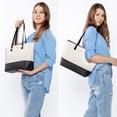 thumbnail image 2 of LOVEVOOK Bolsos para Mujer Bolsos de Hombro Tote Satchel Hobo 3 Piezas Conjunto de Monedero, 2 of 5