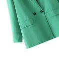 thumbnail image 7 of YYDGH Blazer Jackets for Women Casual Open Front Business Work Office Suit Jacket Fashion Solid Color Cardigan Outerwear Green L, 7 of 7