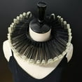 thumbnail image 3 of Adjustable Elizabethan Neck Ruff Victorian Shakespearean Theater Faux Collar, 3 of 15