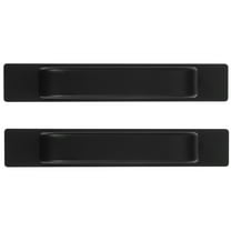 Niceauty 2pcs Indoor Door Handles Aluminum Alloy Black Easy Opening for Friends