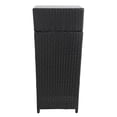 thumbnail image 5 of Safavieh Mazeli Outdoor Patio Trash Bin - Black, 5 of 14