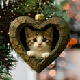 thumbnail image 1 of Adorno colgante de acrílico con animales navideños | 8 x 8 cm, impresión duradera a doble cara | Decoración festiva para el árbol de Navidad | Regalo para familiares, compañeros de trabajo, amigos,, 1 of 8