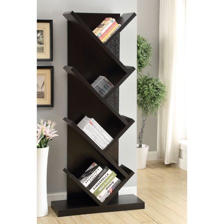 Coaster Furniture Bookcase with Diagonal Shelves