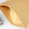thumbnail image 6 of 10pcs Resealable Zip Lock Solid Color Kraft Paper Foil Bag Stand Up Heat Seal Food Grade Pouch, 6 of 8