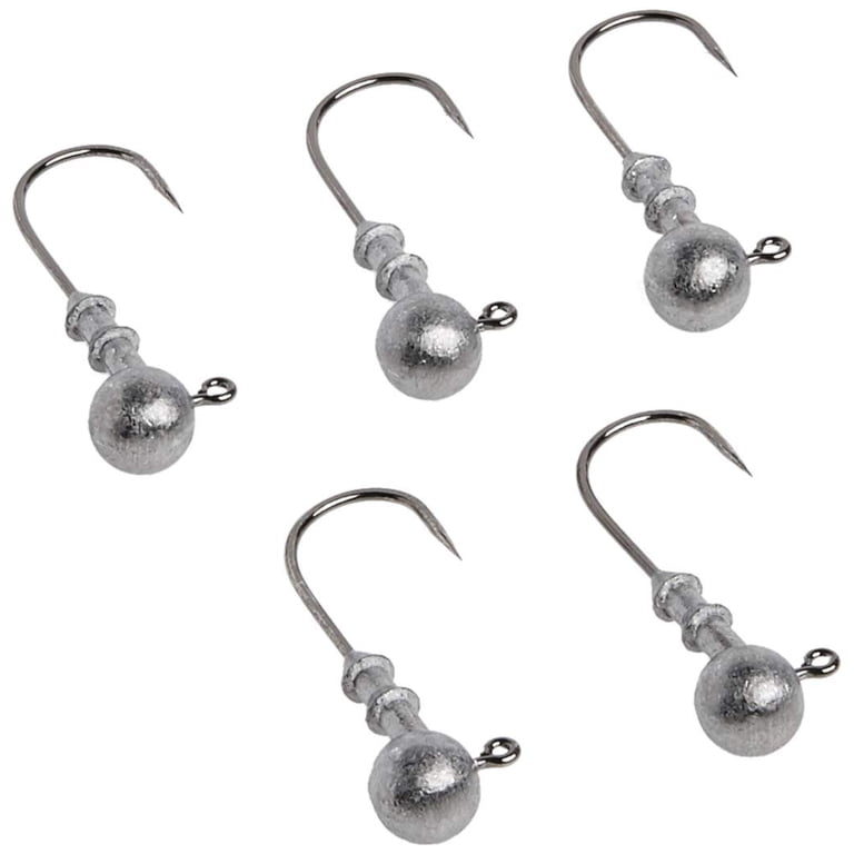 Gamakatsu 500413-1/4 Round 26 Jighead 1/4 oz 3/0 Hook Nickel
