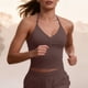 thumbnail image 5 of RKSTN Workout Tank Tops for Women Oversized V Neck Quickly Dry Sweat Wicking Backless Yoga Gym Tanks Womens Casual Solid Regular Fits Breathable Cool Running Sports Fitness Halter Camisole Shirts, 5 of 7