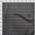 thumbnail image 3 of oneOone Viscose Chiffon Fabric Leaves & Floral Block Print Fabric By The Yard 42 Inch Wide, 3 of 4