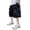 Black@GC@, variant on CONROSES Kids Boys Casual Shorts Wide Leg Baggy Shorts for Child Solid Elastic Waist Cozy Summer Jogger Shorts with Pockets