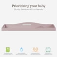 thumbnail image 2 of Evolur Changing Tray Diaper Changing Table, Dusty Rose, 2 of 6