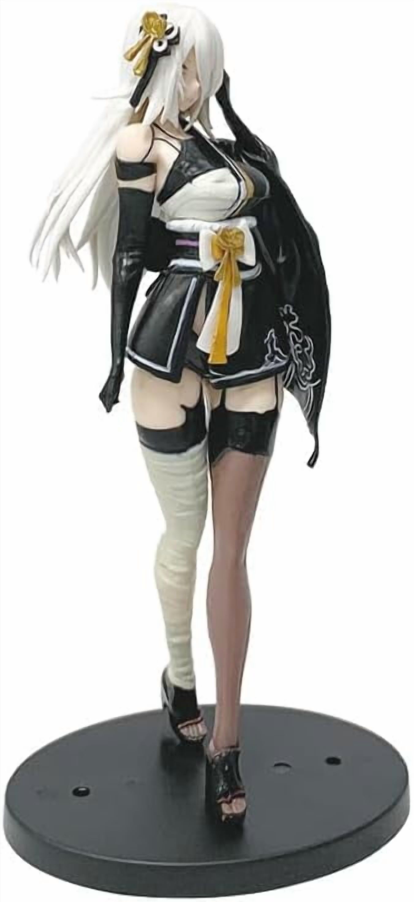 New Yorha 2B, Yorha A2 Figure, Black Kimono Action Figures PVC Character Figurine Cosplay Model Collectible Handicrafts for Anime Fans Gift (b)