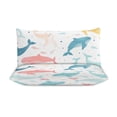 thumbnail image 4 of Duvet Cover Queen Size Marine Animals Such As Whales 3 Pcs Duvet Cover Set Bedding Sets Queen Soft Breathable, 4 of 6