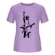 thumbnail image 4 of Camiseta de manga corta suelta con cuello redondo y estampado informal a la moda para mujer Fridja  hjk4713, 4 of 4