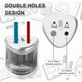 thumbnail image 5 of Holloyiver Electric Pencil Sharpener for Colored Pencils,Electric Pencil Sharpener with Double Hole,Battery Operated Automatic Sharpener for 6-8mm/9-12mm Standard Pencils,Skectch Pencils, 5 of 8