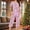 Pink, variant on EchfiProm Cute Christmas Pajamas for Women One Sets Sleepwear Plus Size Short Sleeve and Capri Xmas Soft Pink Adults Lounge Sets