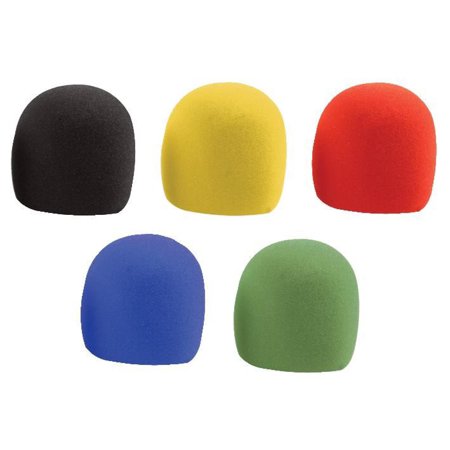PULSE - Microphone Windshields  Multicoloured (5 Pack)