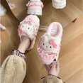 thumbnail image 6 of Cute Kitty Slippers For Women Soft Plush Warm Kawaii Cat Slip-On Slippers Cozy Indoor Outdoor Slippers, 6 of 6