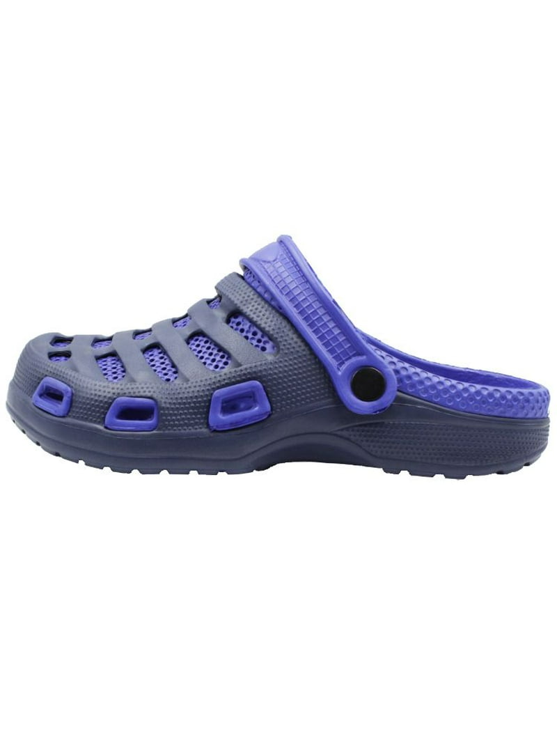 SLM Men's Summer Garden Clog Shoes, Water-Friendly, Perforated Slip-On with  Adjustable Slingback - Walmart.com