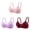 Pink,Purple,Wine, variant on Wirefree Bras for Women 4 Pack Full Coverage No Underwire Everyday Bras Comfortable Wireless Padded Bras Seamless