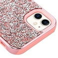 thumbnail image 2 of Kaleidio Case For Apple iPhone 11 (6.1") [Diamond Armor] 2-Piece Dual Layer [Shockproof] Crystal Hybrid Impact Cover w/ Overbrawn Prying Tool [Pink/Pink], 2 of 6