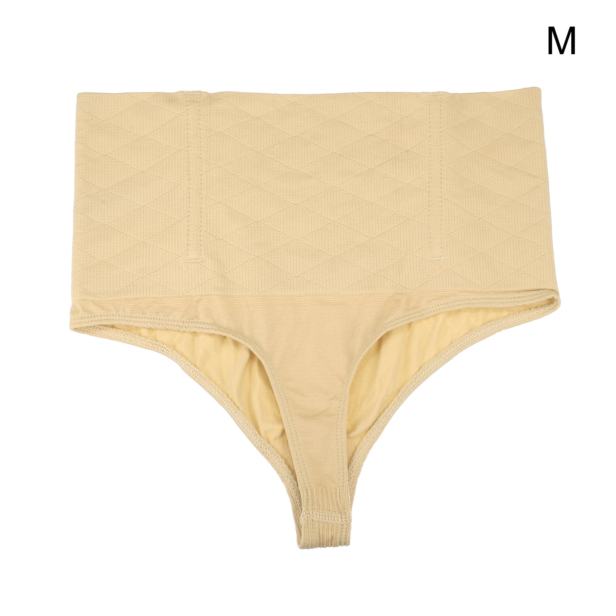 Unique Bargains Women Slimming Body Shaping Tummy Control Shapewear M Beige