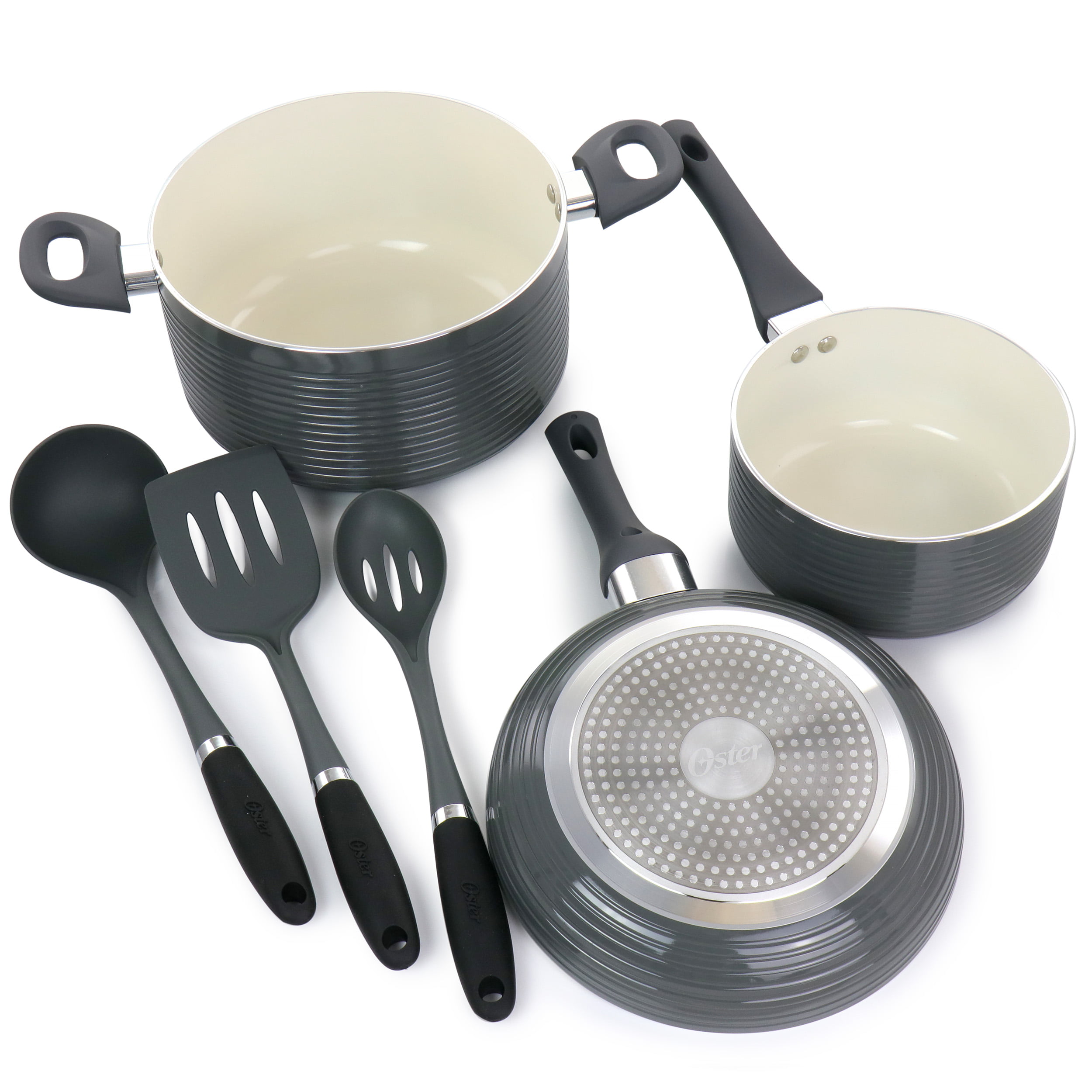 Mosta Aluminum Alloy Non-Stick Cookware Set, Pots and Pans - 8-Piece Set