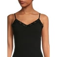 thumbnail image 4 of No Boundaries Juniors' Lace Trim Cami Top, 4 of 5