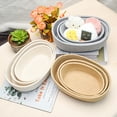 thumbnail image 3 of suxuMhao Woven Cotton Rope Storage Basket Set of 3, Storage Basket Woven, Desktop Storage Basket & Bedhead Storage Basket, Organizing Baskets for Home Organization,Khaki,S/M/L Sizes,Durable Basket, 3 of 4