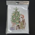 thumbnail image 3 of Carolines Treasures CK8225GCA7P Basset Hound Design3 Christmas Presents and Tree Greeting Cards and Envelopes Pack of 8, 3 of 3