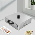 thumbnail image 5 of Rice Noodle Rolls Machine Rice Noodle Roll Food Steamer with Extra Tray Household Cookware, 5 of 17