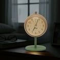 thumbnail image 4 of Unique Bargains Non-Tick Movement Alarm Clock Dark Green 3.7"L x 3.1"W x 5.9"H, 4 of 5