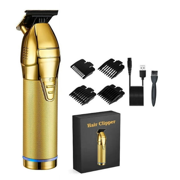 FACEGA Professional Hair Trimmer for Men,Rechargeable Hair Clipper,Cordless Hair Cutting Machine,Beard Trimmer (Gold)