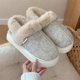 thumbnail image 1 of Botas de nieve para mujer, zapatillas de algodón para pareja para otoño e invierno, zapatos de algodón con aislamiento de felpa para el hogar de moda para hombres, 1 of 5