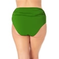 thumbnail image 2 of Anne Cole GREEN GRASS Plus Size High-Waist Bikini Swim Bottom, US 18W, 2 of 4