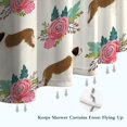 thumbnail image 6 of Saint Bernard Dog Breed and Flower Floral Shower Curtain 36"x72" ,Bathroom Decorative Shower Curtains Set with 12 Hooks,Modern Waterproof Washable Shower Curtain, 6 of 6