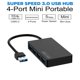 thumbnail image 2 of 5Gbps de Alta Velocidad USB 3.0 Hub 4 Puertos Adaptador Divisor USB para PC Fuente de AlimentacióN para Computadora PortáTil, 2 of 5