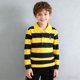 thumbnail image 4 of Blusa y camisa de manga larga con cuello vuelto para niños, blusa deportiva recreativa con estampado de rayas de verano para niños, blusa de manga larga con cuello vuelto para niños, parte superior de, 4 of 6