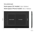 thumbnail image 4 of Huion H610 PRO V2 Graphics Tablet Board 10x6.25 Painting Drawing Pen Tablet, 4 of 6