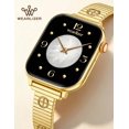 thumbnail image 3 of Wearlizer Slim Stainless Steel Watch Band Compatible with Apple Watch Band Women 38/40/41/42/44/45/46/49mm Jewelry Bracelet Strap for Series 11/10/9/8/7/6/5/4/SE/Ultra 3/2/1, 3 of 6