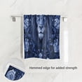 thumbnail image 2 of Towel 30x15 Inch Face Towel Hand Towel Bath Towels Hand Bath Towels Single-Sided Printed Towels, Lightweight, Breathable and Absorbent Blue Flower and Lion Pattern, 2 of 5