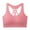 Pink, variant on Lenago Sports Bras for Women Lightweight Breathable Wirefree Bras Adjustable Straps Comfortable Padded Bras Training Gym Weight Lifting Cycling