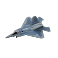 thumbnail image 1 of TAPDRA High Precision F-22 Raptor Fighter Model Alloy Plastic Material 1:160 Scale For Aircraft Enthusiast Birthday Christmas, 1 of 5