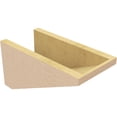 thumbnail image 5 of 7"W x 14"D x 7"H Wide Concord Rough Cedar Woodgrain TimberThane Corbel, Primed Tan, 5 of 6