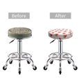 thumbnail image 3 of Uemuo Strawberry Pattern Round Bar Stool Seat Covers Washable Stool Cushion Slipcover Elastic Bar Chair Covers-, 3 of 7