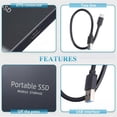 thumbnail image 4 of Portable External Hard Drive 128GB USB 3.0 Metal Hard Disk Storage Expansion for PC Laptop PS4 TV, 4 of 6