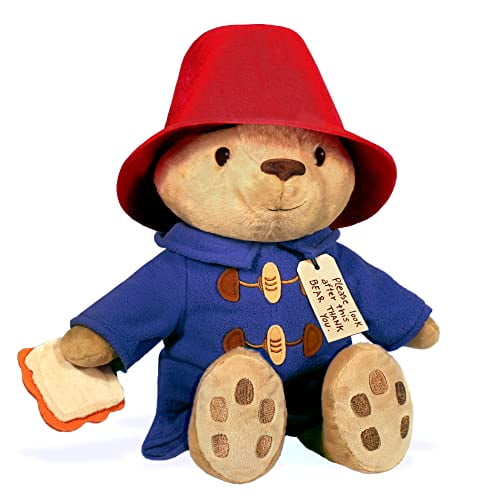YOTTOY Paddington Bear Collection/Classic Seated Paddington Bear Soft Stuffed Plush Toy- 12" H