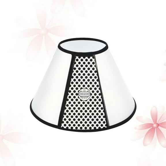 SOPOTUTU Adjustable White Plastic Collar for Dogs, Comfortable Anti-Scratch and Bite , Size XL